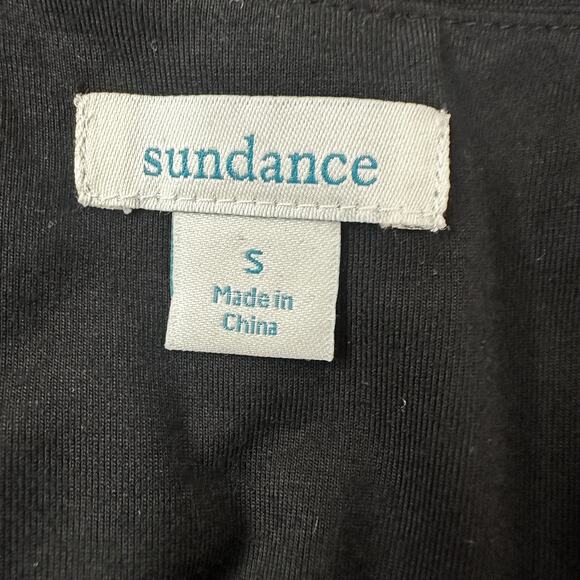 Sundance Dress Womens Small Black Sleeveless Tie Front Boho Rayon Spandex - Picture 5 of 9